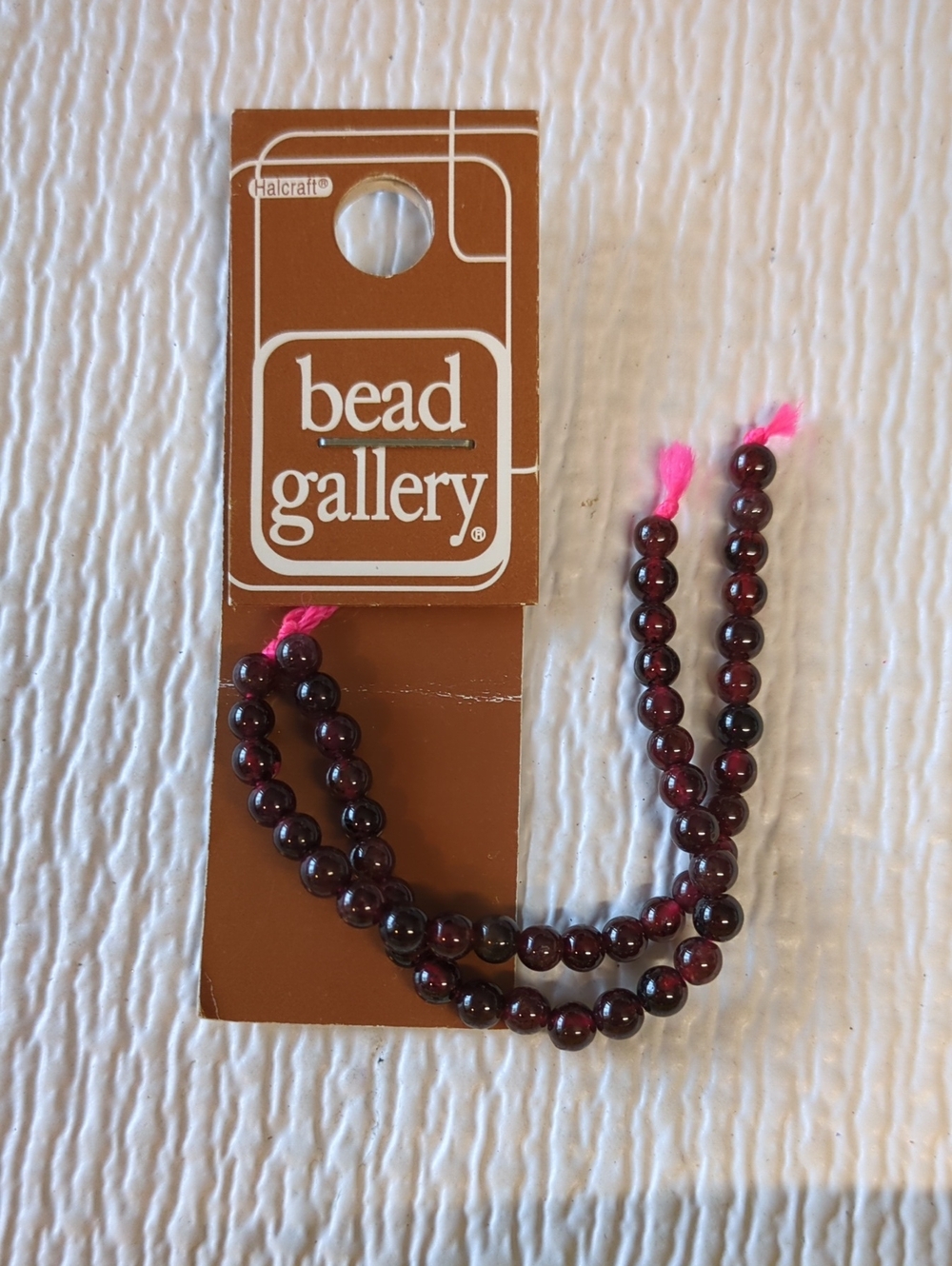 ☀️A19 Bead Gallery Deep Burgundy Garnet Bead Strands 4mm